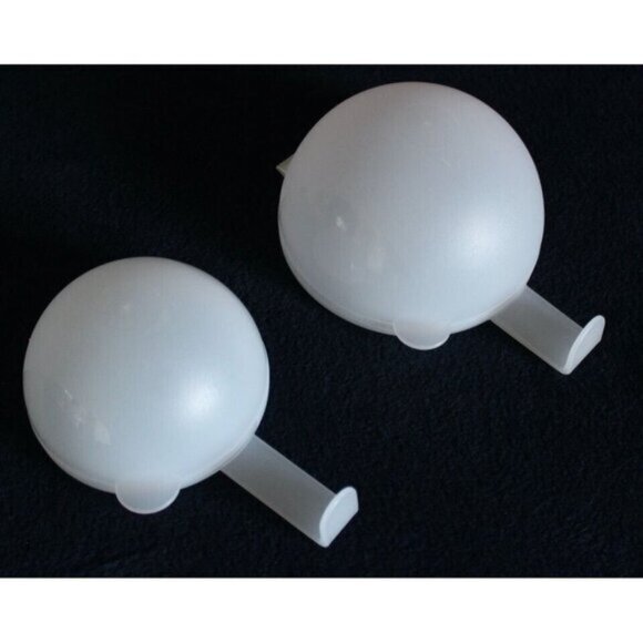 2 Tupperware Forget Me Not Half Round Hanging 5105A & 5106A - Picture 2 of 3